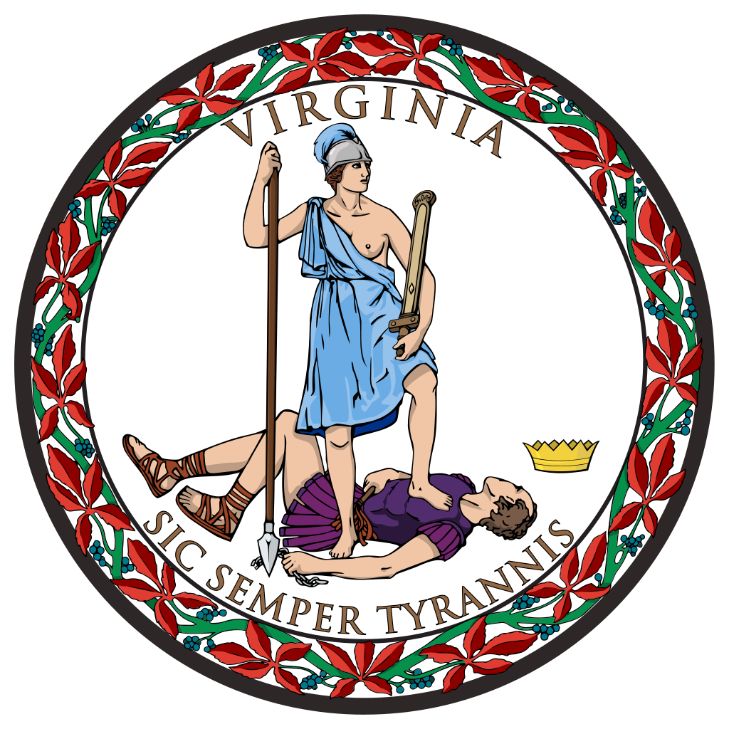 Virginia Flag Watermark